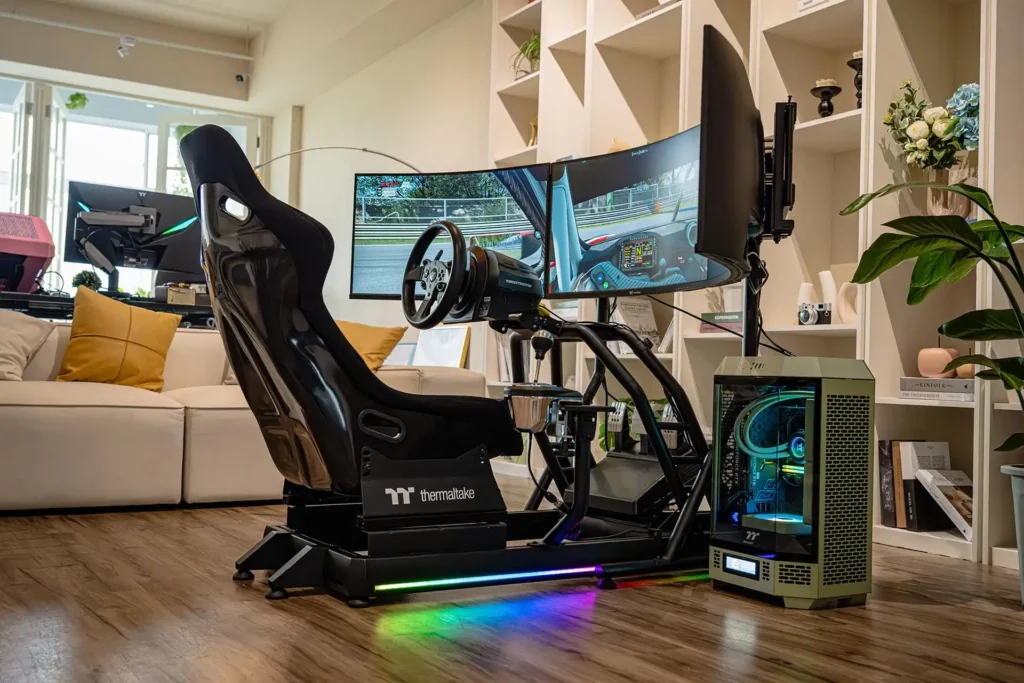 racing simulator cockpit