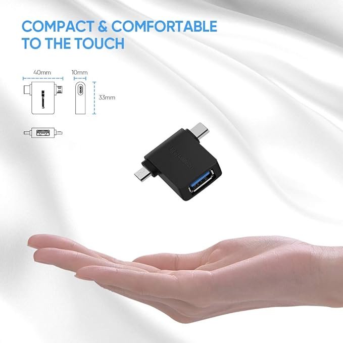 UGREEN Micro USB male & USB-C male to USB-A female adapter - Image 7