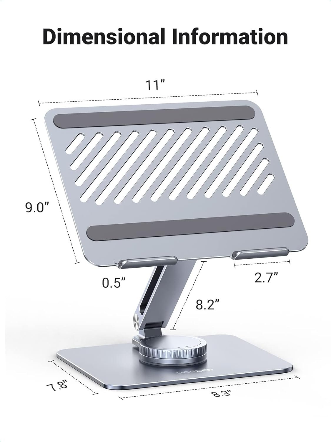 UGREEN Full adjustable and foldable laptop stand - Image 5
