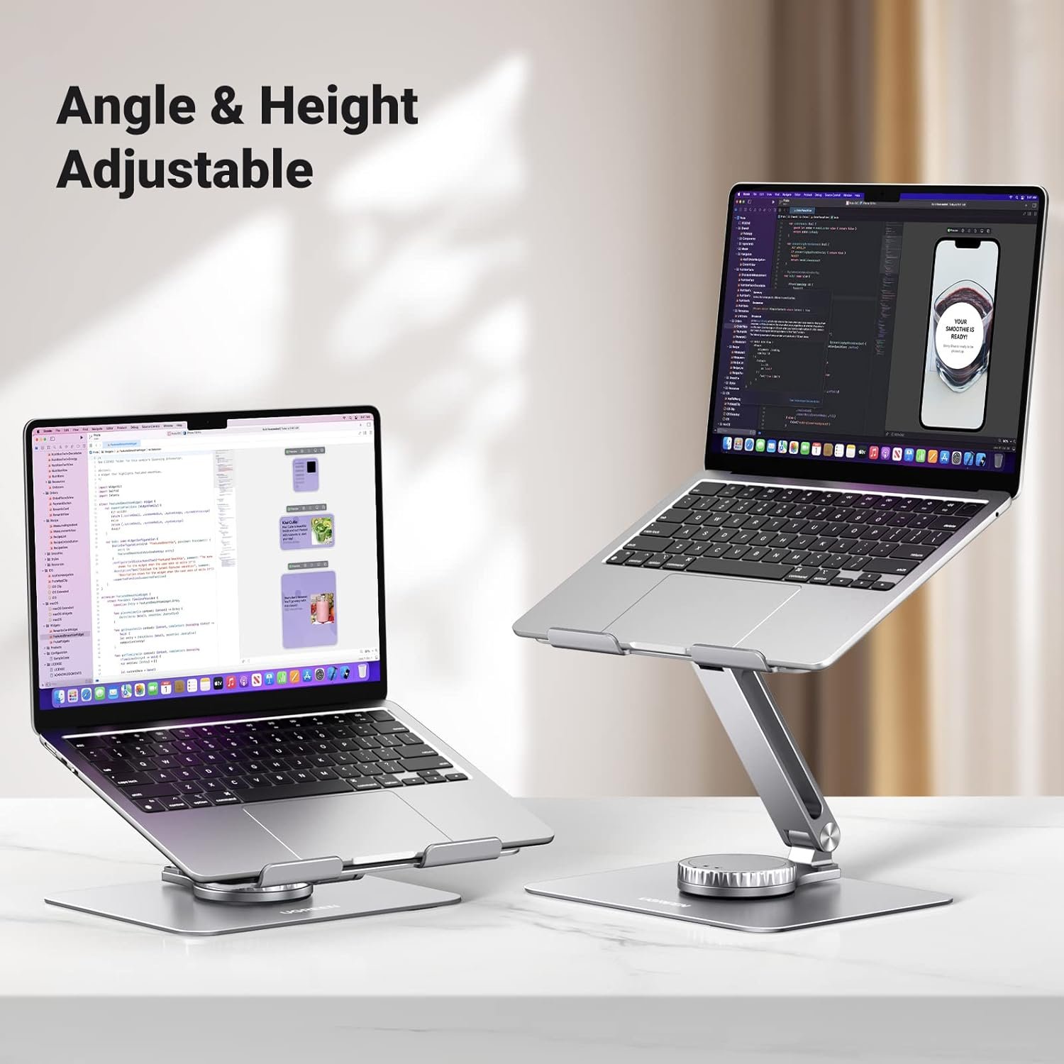 UGREEN Full adjustable and foldable laptop stand - Image 3