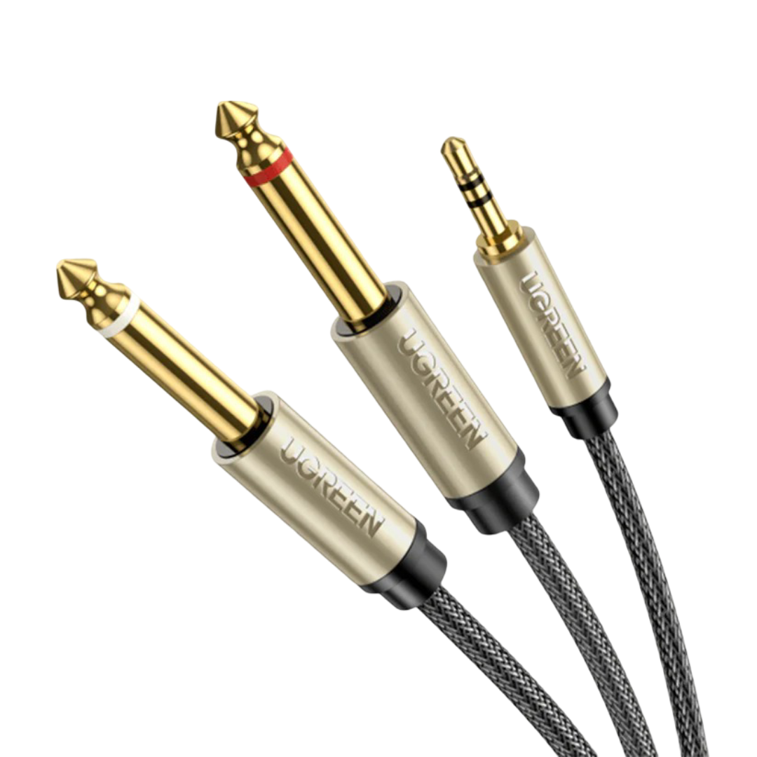 UGREEN 3.5mm TRS male to 2x6.35 audio cable