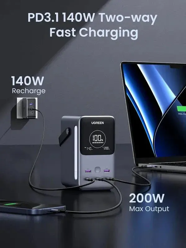 UGREEN 48000mAh 300W Fast Charging Power Bank - Image 5